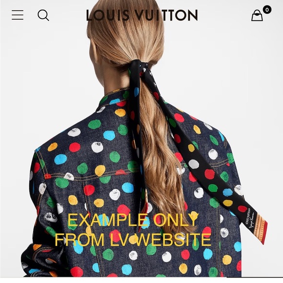 Dots Bag scarf bandeau that resembles the LV X Kusama 2023 Painted Dot NEW - Picture 4 of 4